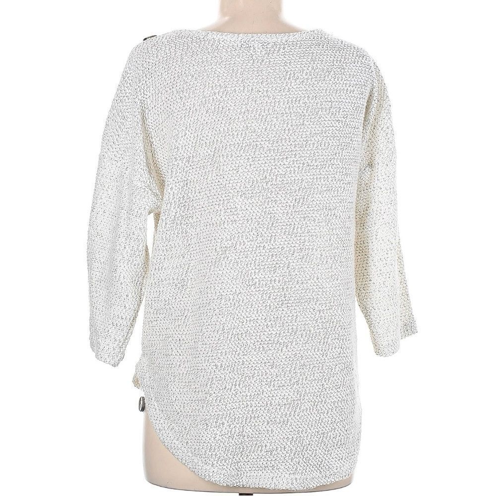 Chances R 3/4 Sleeve Light Sweater Top - Picture 2 of 6